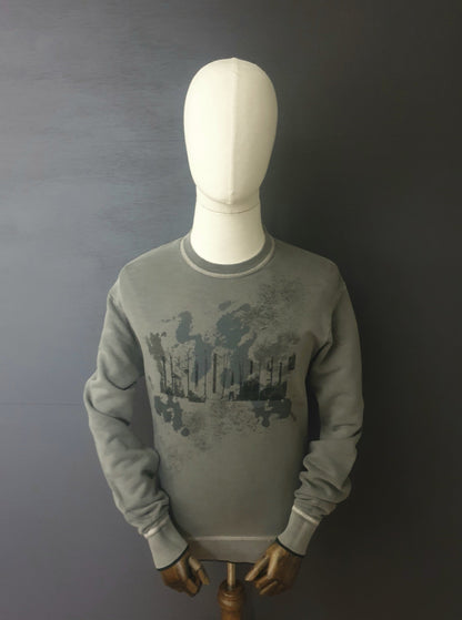 DSQUARED2 Spray Graffiti Distressed Sweatshirt