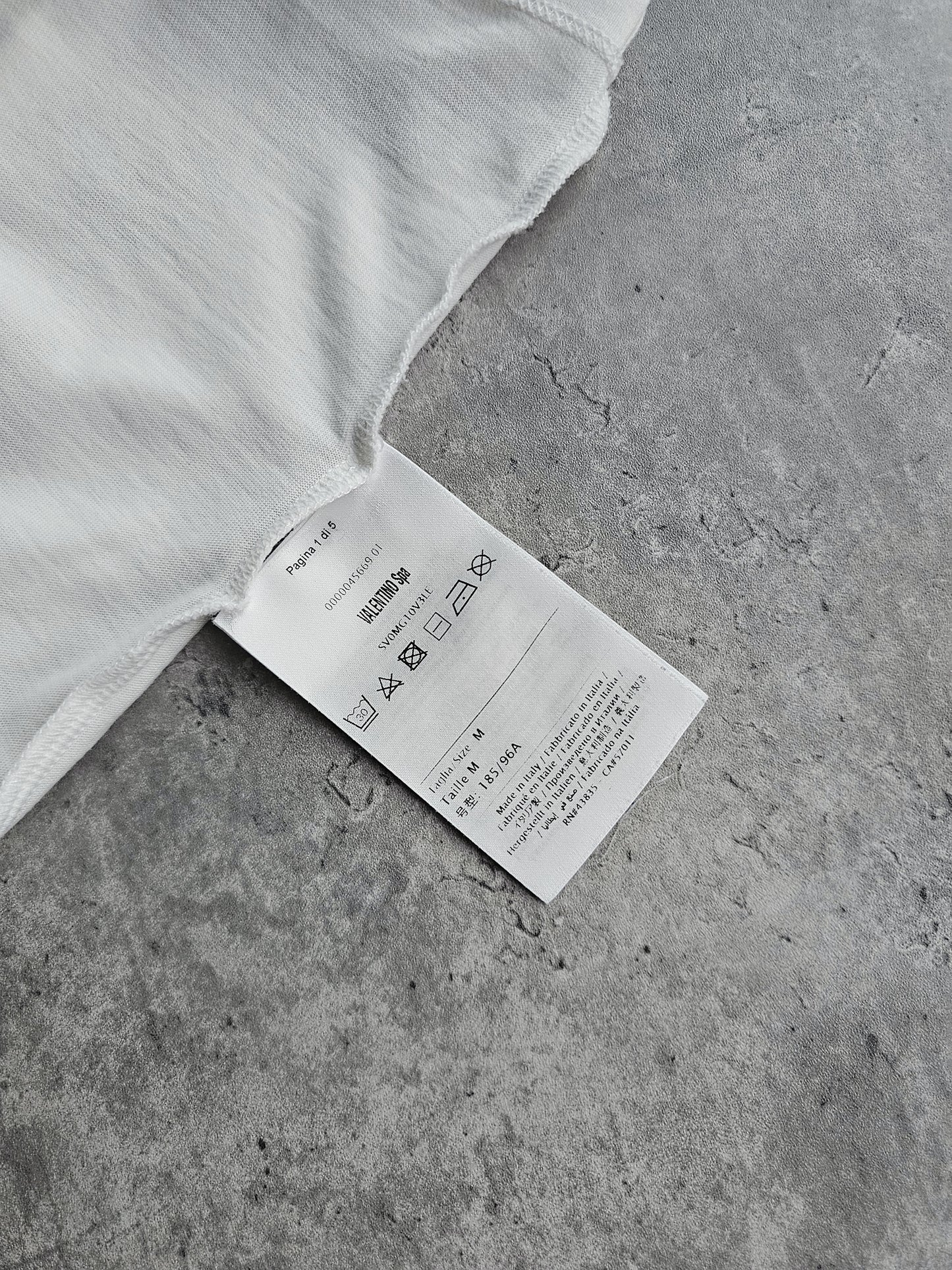 Valentino Garavani "VLTN" Print Cotton T-Shirt