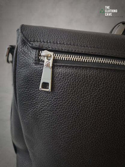 GIANNI VERSACE Smooth Leather Briefcase/ Shoulder Bag