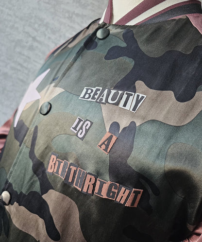 VALENTINO GARAVANI x Jamie Reid Satin Bomber