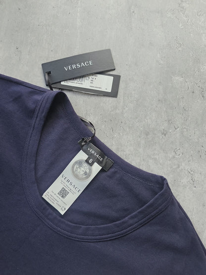 VERSACE Essentials Logo Navy T-Shirt
