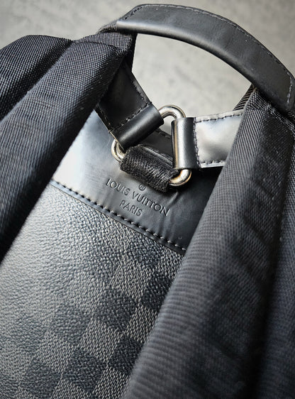 LOUIS VUITTON Josh Damier Graphite Backpack