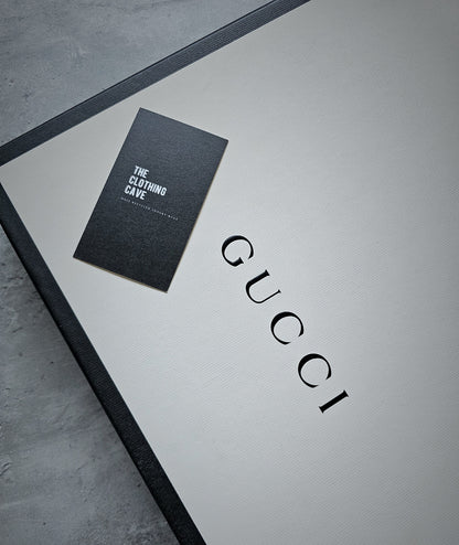 GUCCI Cotton Jersey Logo Collar Polo Shirt