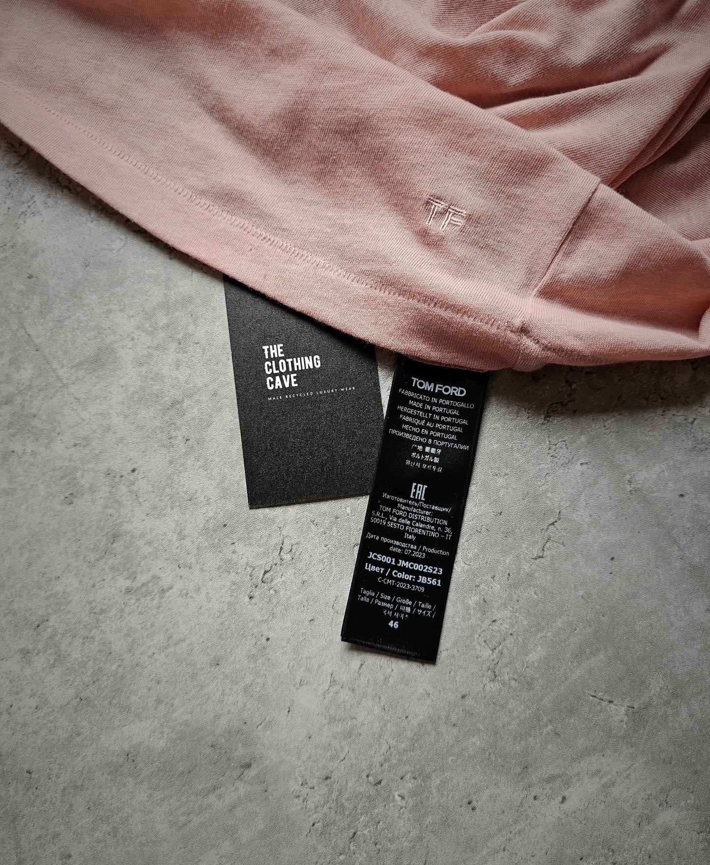 TOM FORD Lyocell and Cotton Blend Pink Jersey T-Shirt