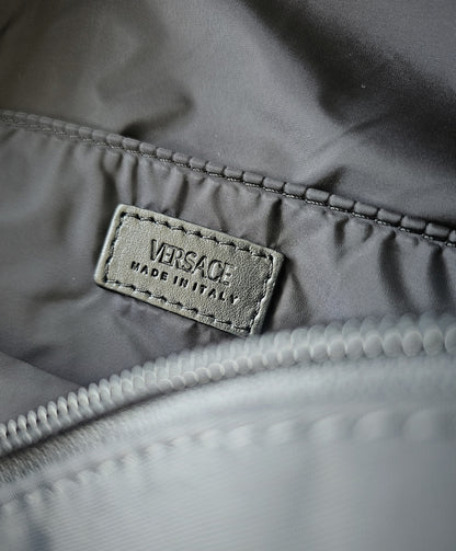 VERSACE La Greca 90's Logo Nylon Backpack