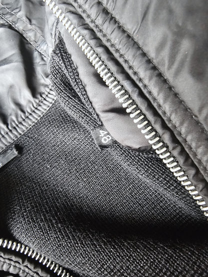 TOM FORD Shell-Panelled Wool Hooded Jacket Black