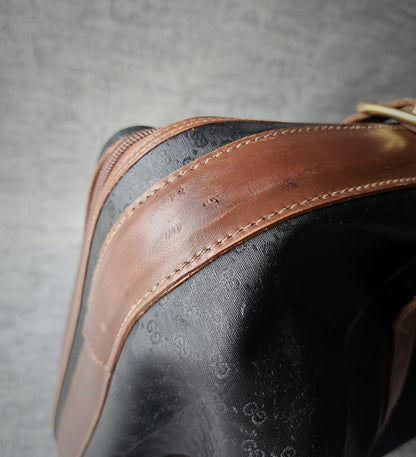 GUCCI Vintage GG Monogram Canvas Navy Suitcase