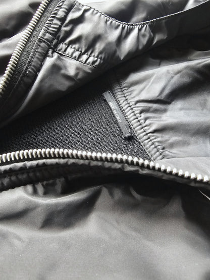 TOM FORD Shell-Panelled Wool Hooded Jacket Black