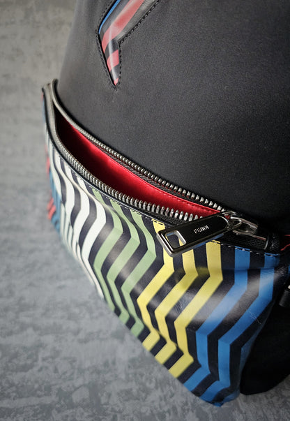 FENDI Roma Leather Lightening Backpack