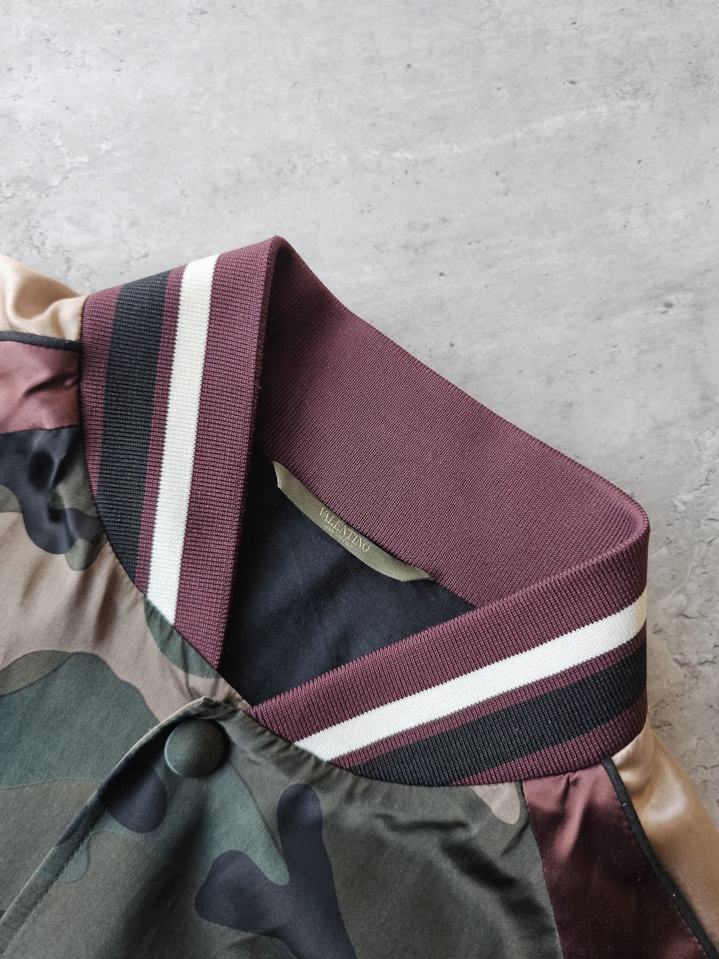VALENTINO GARAVANI x Jamie Reid Satin Bomber