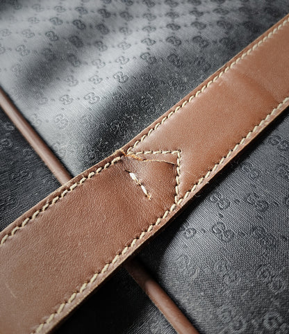 GUCCI Vintage GG Monogram Canvas Navy Suitcase