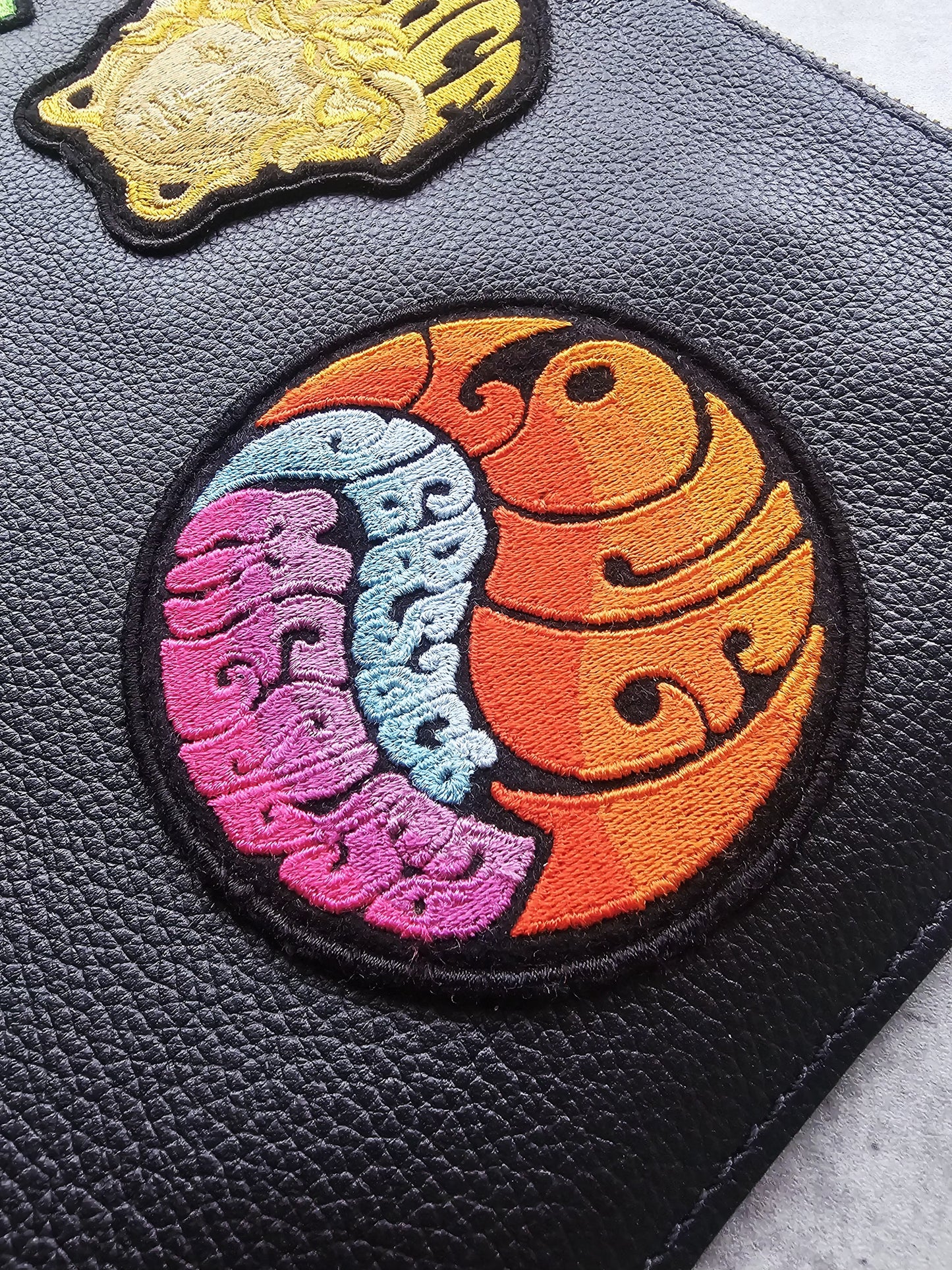 VERSACE Medusa Patch Embellished Zipped Documents Pouch