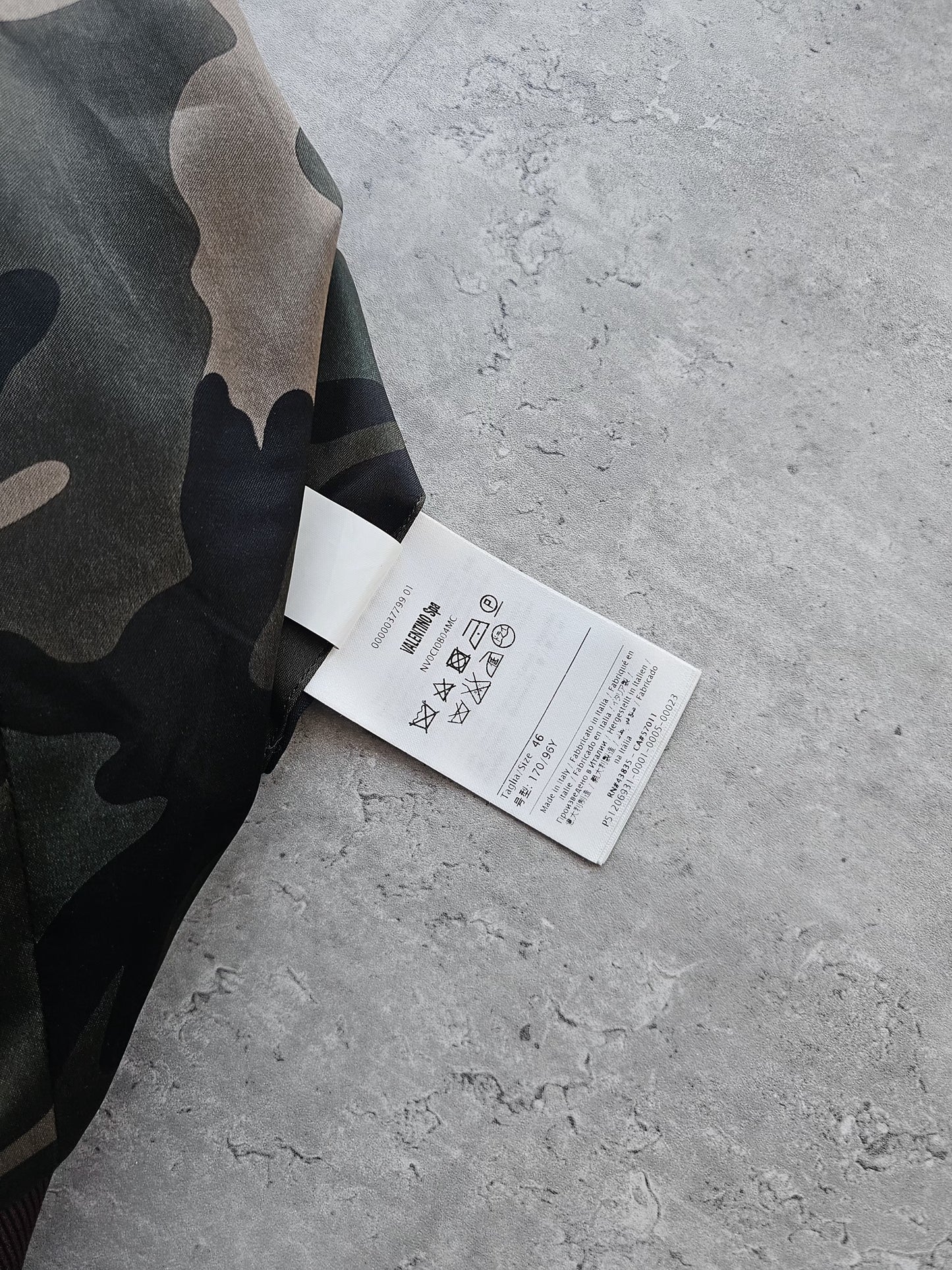 VALENTINO GARAVANI x Jamie Reid Satin Bomber