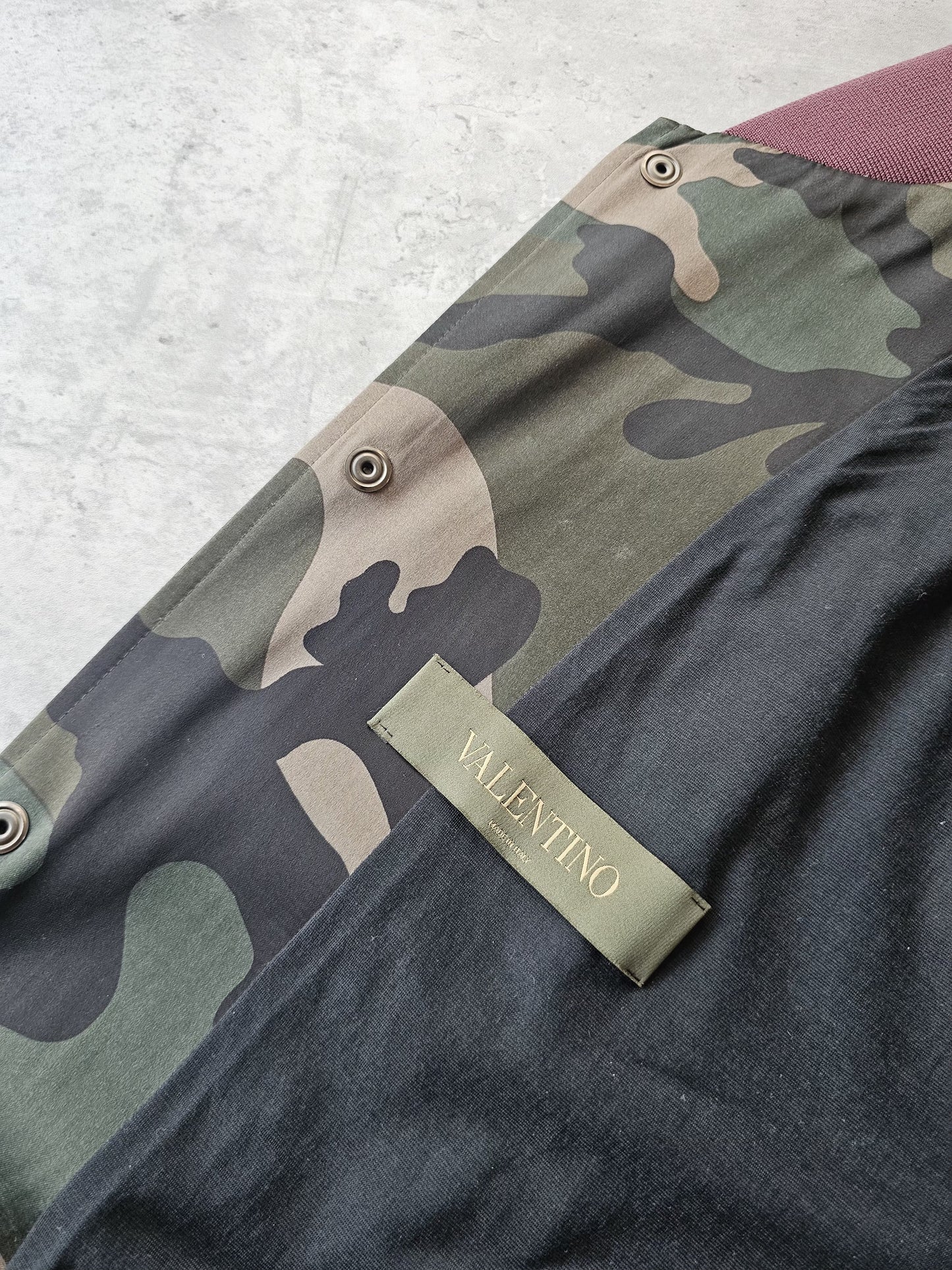 VALENTINO GARAVANI x Jamie Reid Satin Bomber