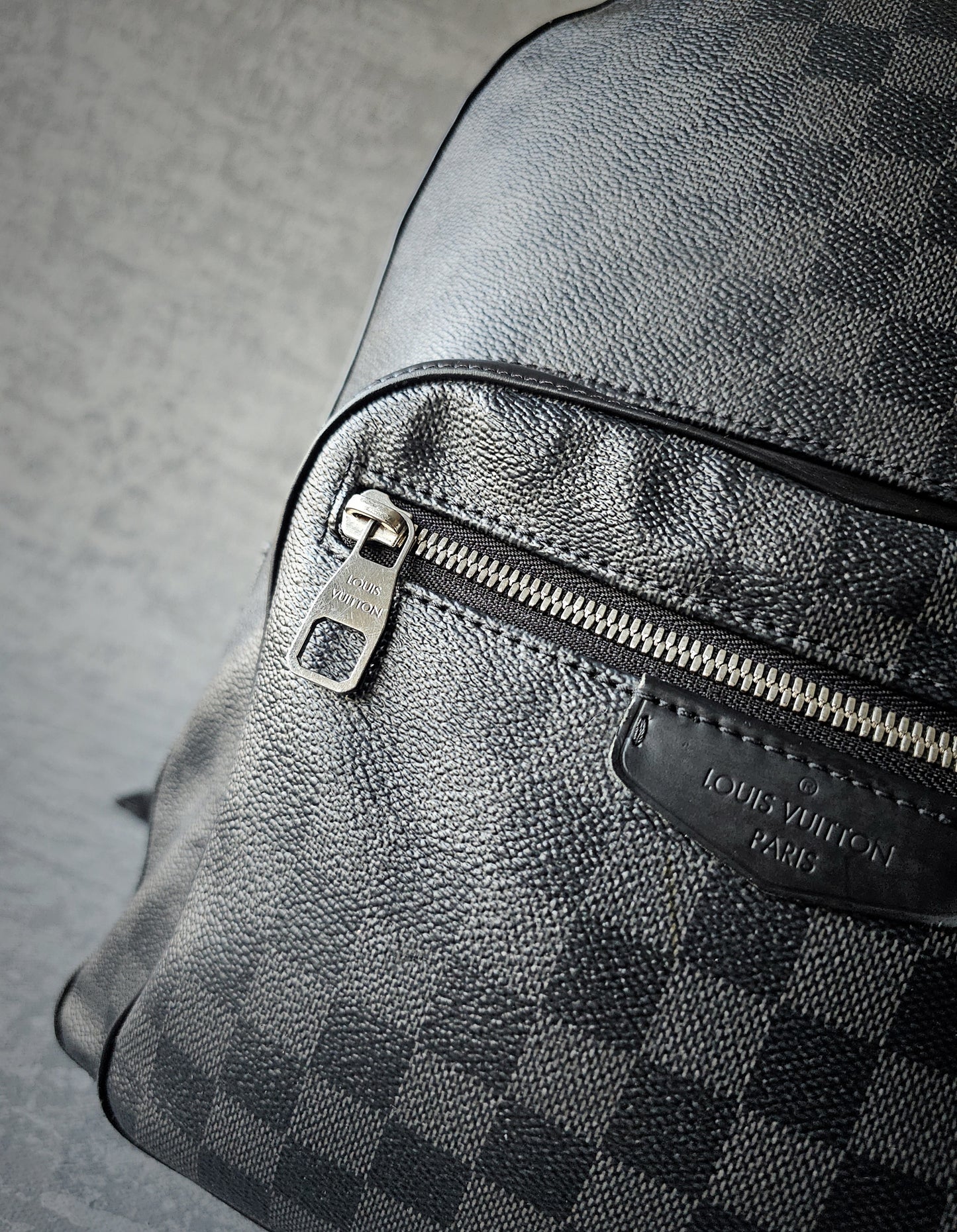 LOUIS VUITTON Josh Damier Graphite Backpack