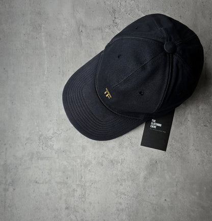TOM FORD TF Canvas Logo Navy Baseball Cap