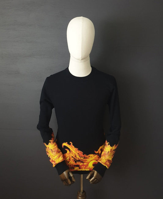 GIVENCHY Inferno Print Oversized Sweatshirt