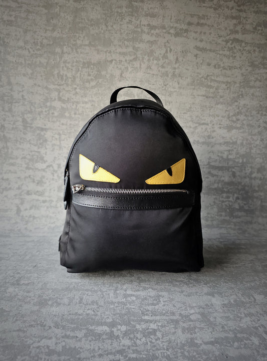 FENDI Roma Nylon Monster Eye Mini Backpack