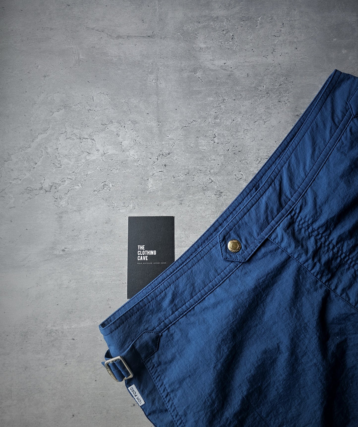 TOM FORD Slim-Fit Nylon Short Length Navy Swim Shorts