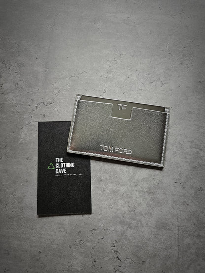 TOM FORD TF Single Leather Card Holder & Mirror