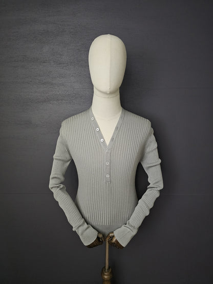 TOM FORD Silk Blend Henley style Long-Sleeve Sweater
