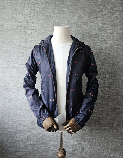 FENDI Retro Monster Eye Monogram Windproof Shell Jacket