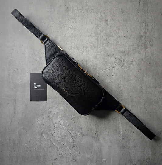 TOM FORD Full Grain Texturized Leather Belt Bag