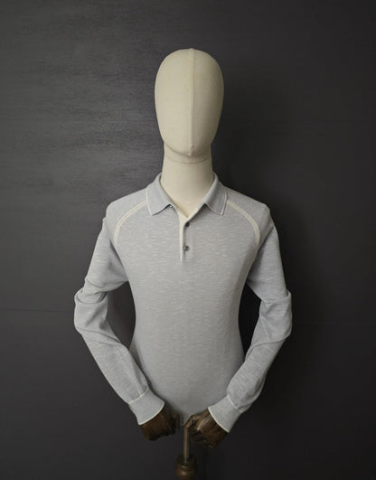 REISS Earlsfield Edition Long Sleeve Knitted Polo