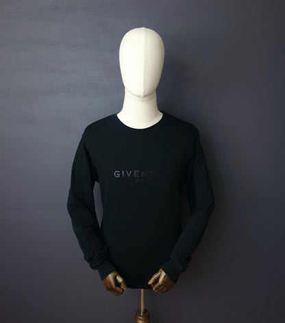 GIVENCHY Holographic Print Logo Sweatshirt
