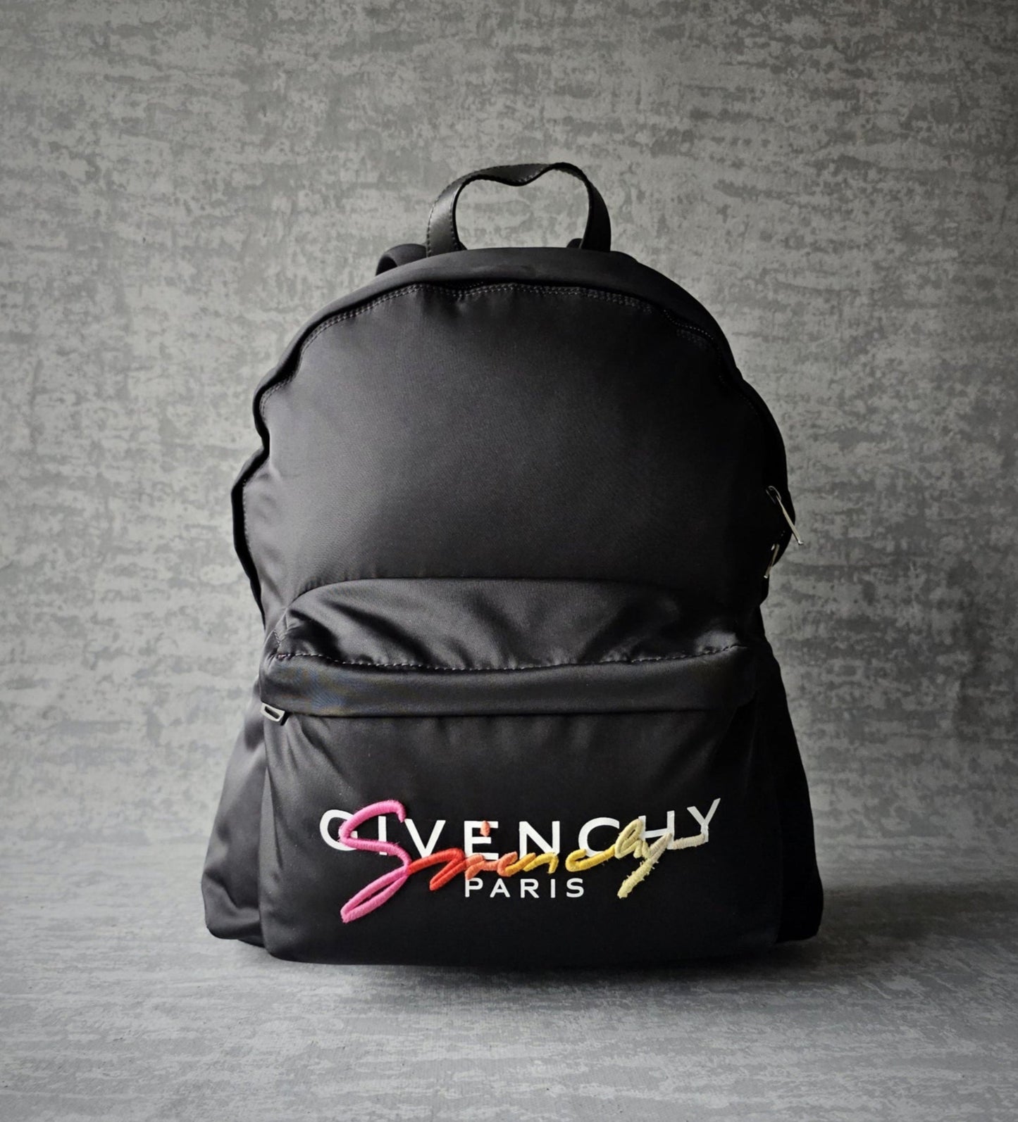 GIVENCHY Rainbow Signature Logo Urban Backpack