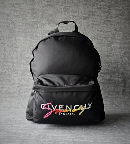 GIVENCHY Rainbow Signature Logo Urban Backpack