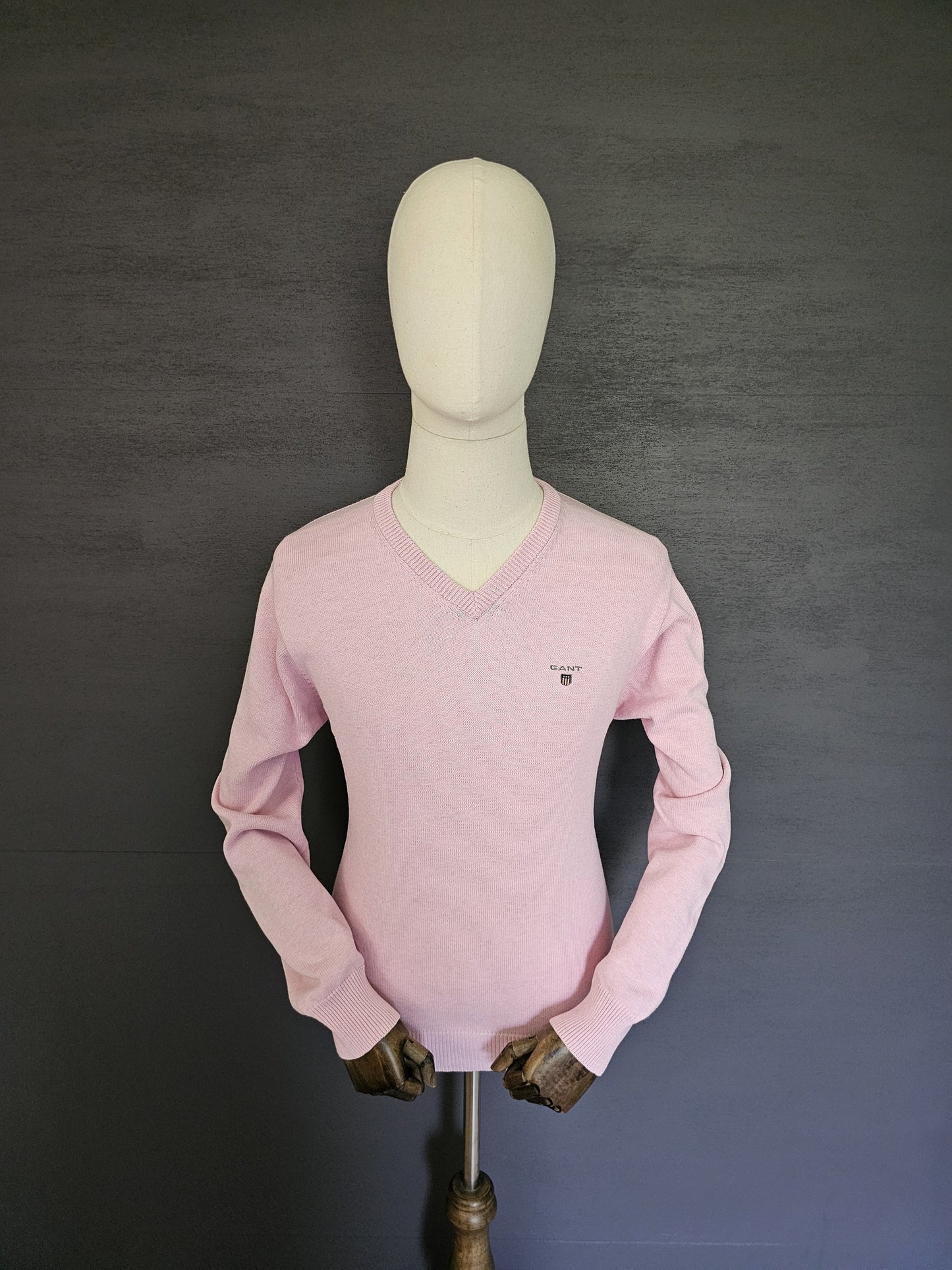 GANT Classic Cotton V-Neck Knitted Sweater
