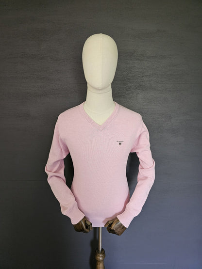 GANT Classic Cotton V-Neck Knitted Sweater