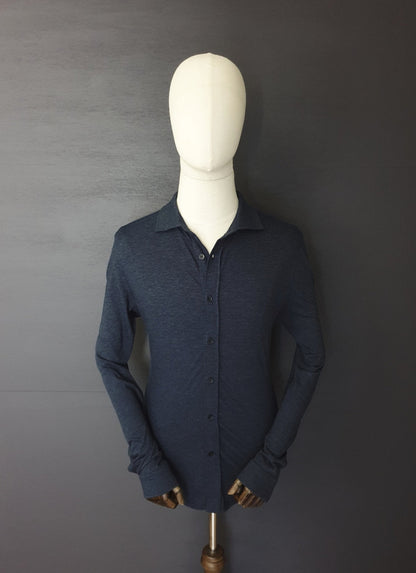 REISS Slim-Fit Stretch Cotton Jersey Shirt