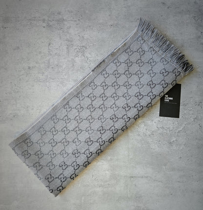 GUCCI GG Monogram Wool Scarf