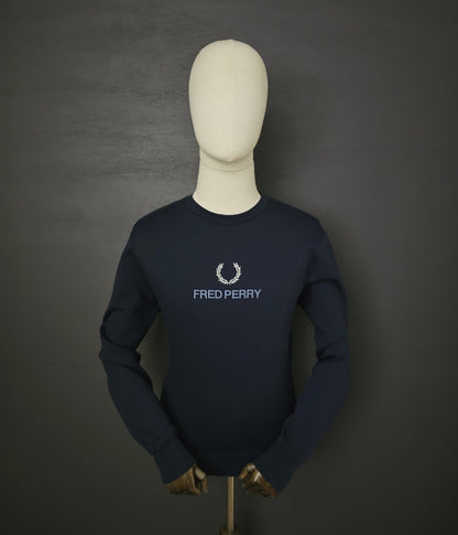 FRED PERRY Embroidered Logo Sweatshirt