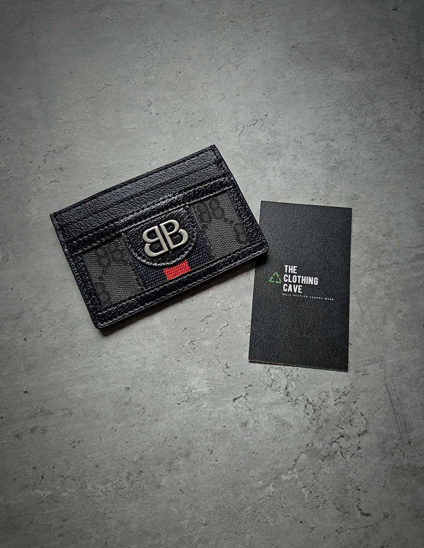 BALENCIAGA x GUCCI Hacker Canvas Card Holder