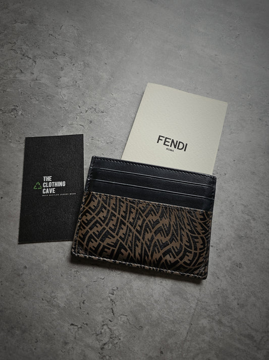 FENDI FF Monogram Vertigo Card Holder