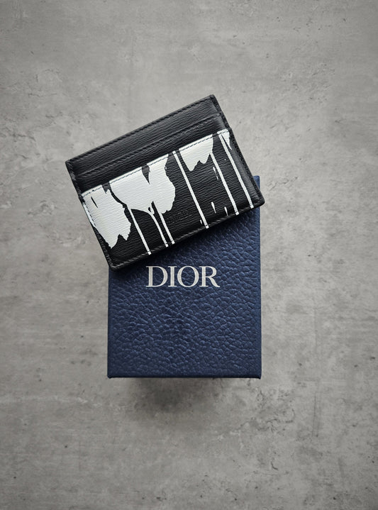 Dior x Raymond Pettibon Limited Edition Leather Card Holder