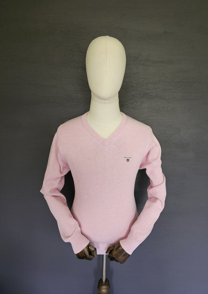 GANT Classic Cotton V-Neck Knitted Sweater