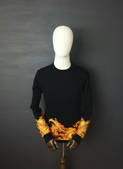 GIVENCHY Inferno Print Oversized Sweatshirt
