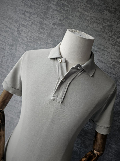TOM FORD TF Garment-Dyed Cotton Green Polo Shirt