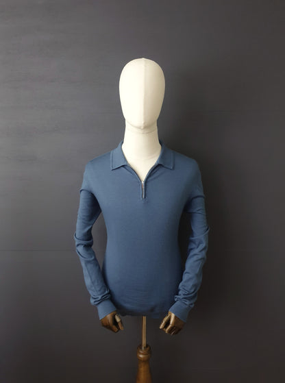 REISS Robertson Long-Sleeve Wool Polo