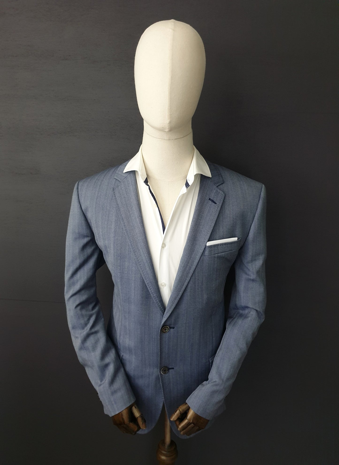 HUGO BOSS Regular Fit Micro patterned Suit Jacket