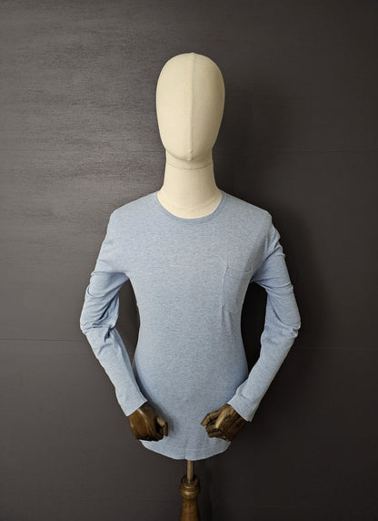 RALPH LAUREN Long Sleeve Oversized Pocket Crew T-Shirt