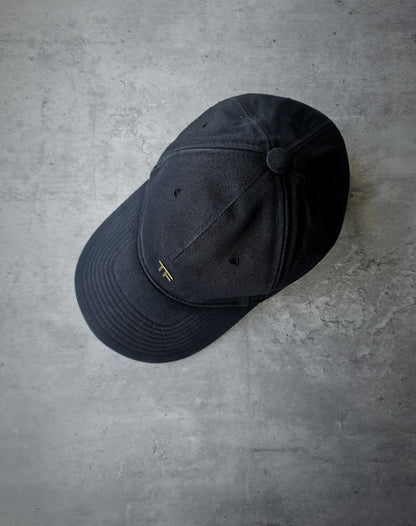 TOM FORD TF Cotton Canvas Navy Baseball Cap