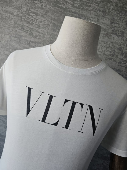 Valentino Garavani "VLTN" Print Cotton T-Shirt