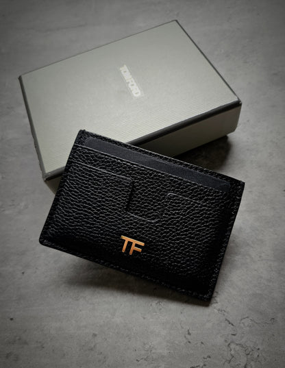 TOM FORD Grained TF Leather Card Holder