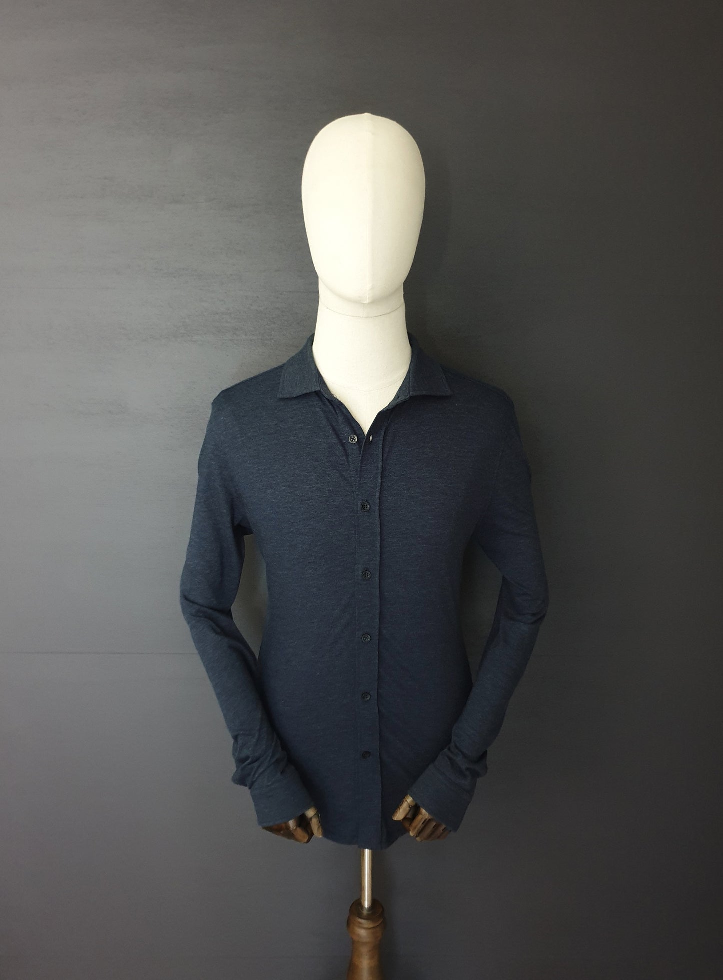 REISS Slim-Fit Stretch Cotton Jersey Shirt
