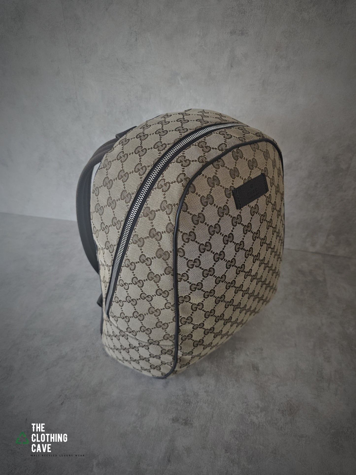 GUCCI GG Supreme Monogram Beige/Brown Backpack